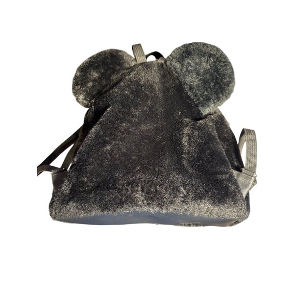 Mickey Mouse Ears Plush Mini Backpack By Bioworld - Picture 6 of 8